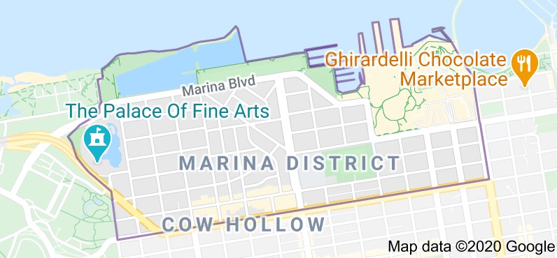 Marina District San Francisco Map 